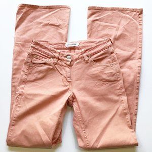 Isabel Marant Coral Pink Straight Leg Jeans 6
